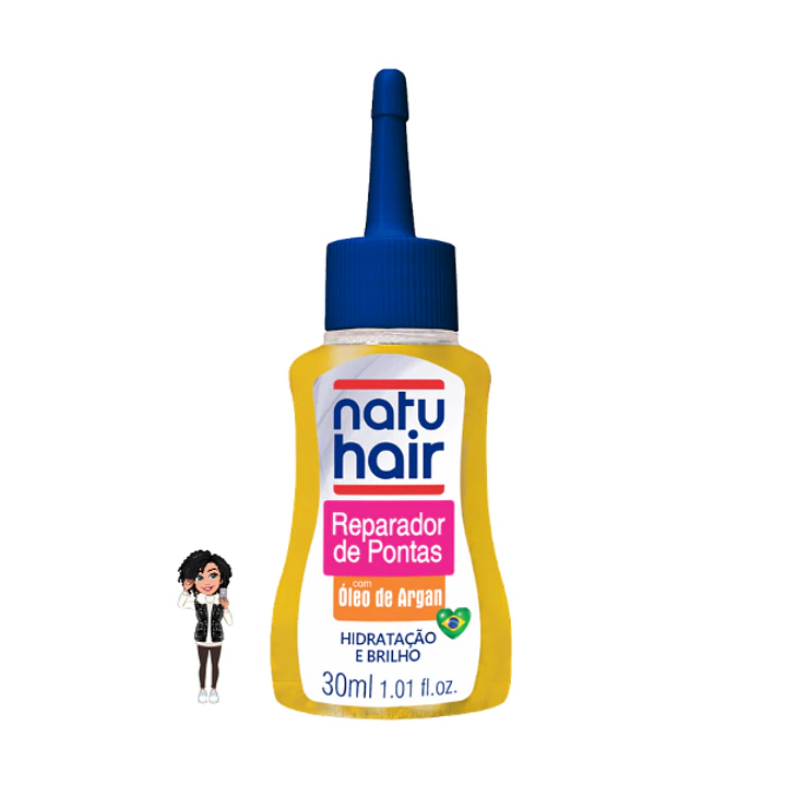 ✅Reparador de Pontas NatuHair Óleo de Argan - 30ml