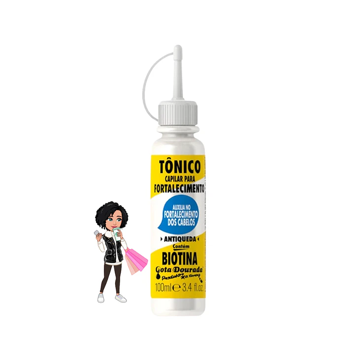 Tônico Capilar Gota Dourada – Biotina (100ml)
