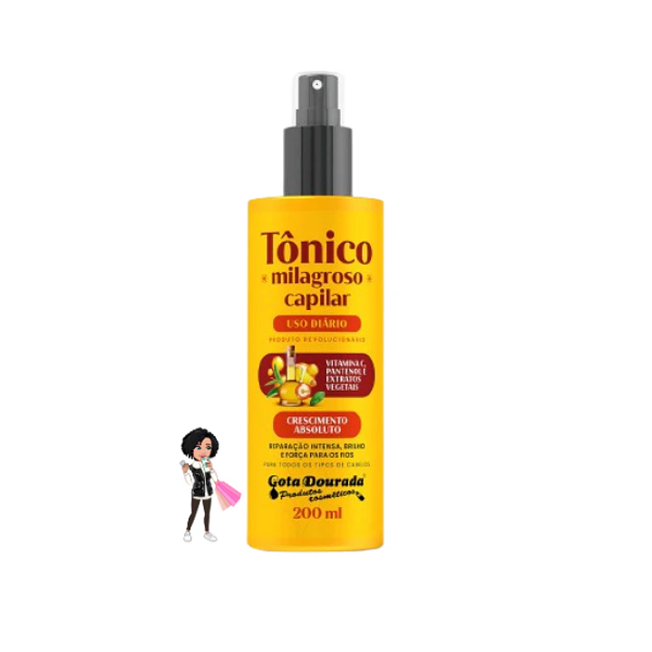 Tônico Milagroso – Gota Dourada - 200 ml