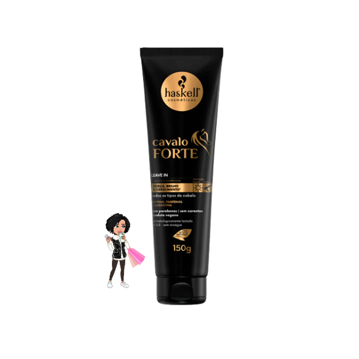 Leave-in Haskell Cavalo Forte – 150g