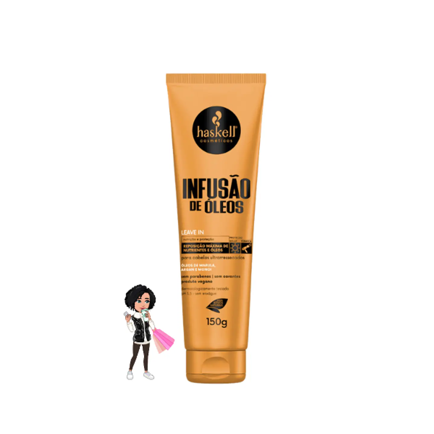 ✅Leave-in Infusão de Óleos Haskell 150g