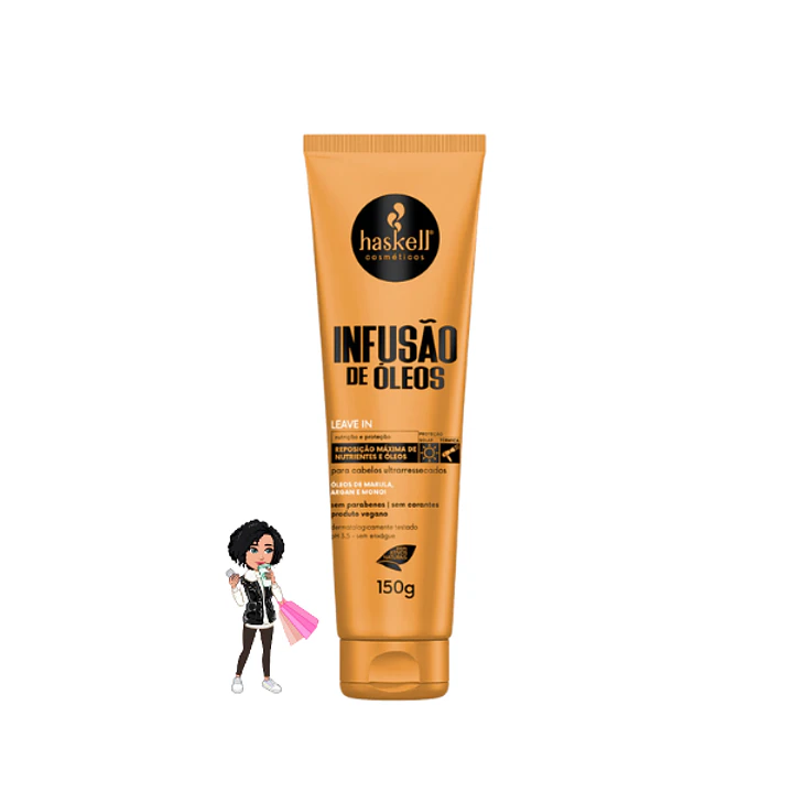 ✅Leave-in Infusão de Óleos Haskell 150g