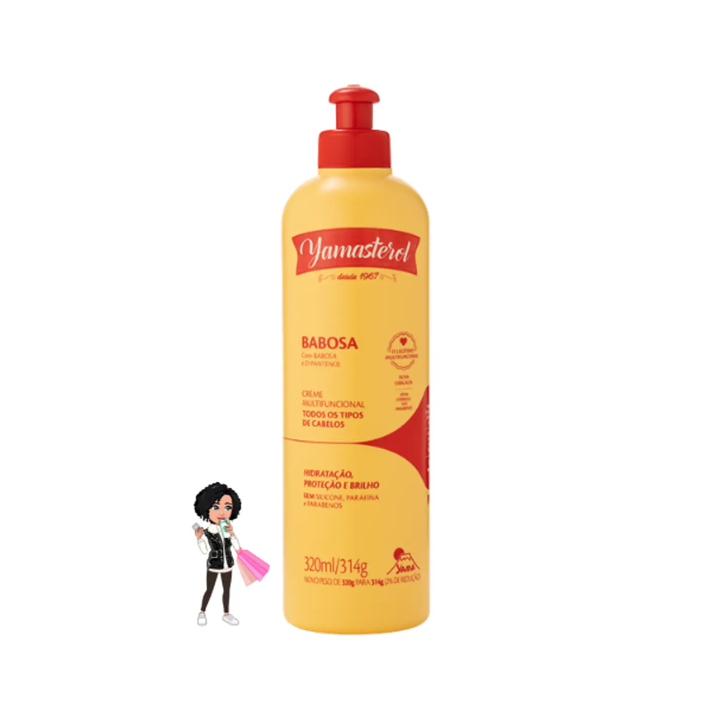 ✅Creme para Pentear Aloé Vera & D-Pantenol 300ml