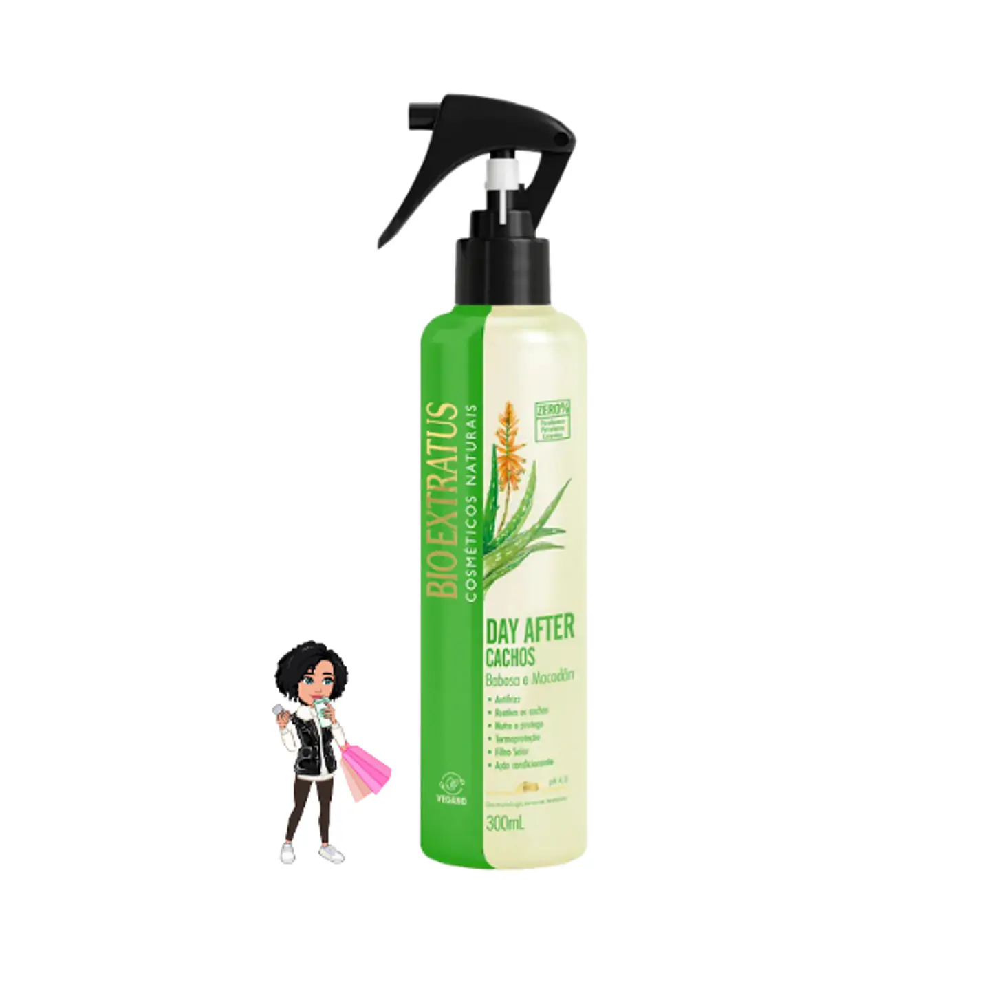 ✅Spray Day After Babosa Macadâmia Bio Extratus 300ml