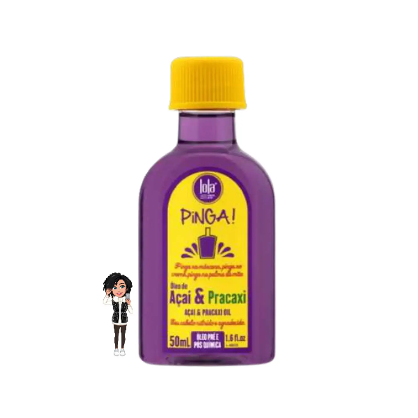 ✅Óleo de Açaí pinga Lola 50ml