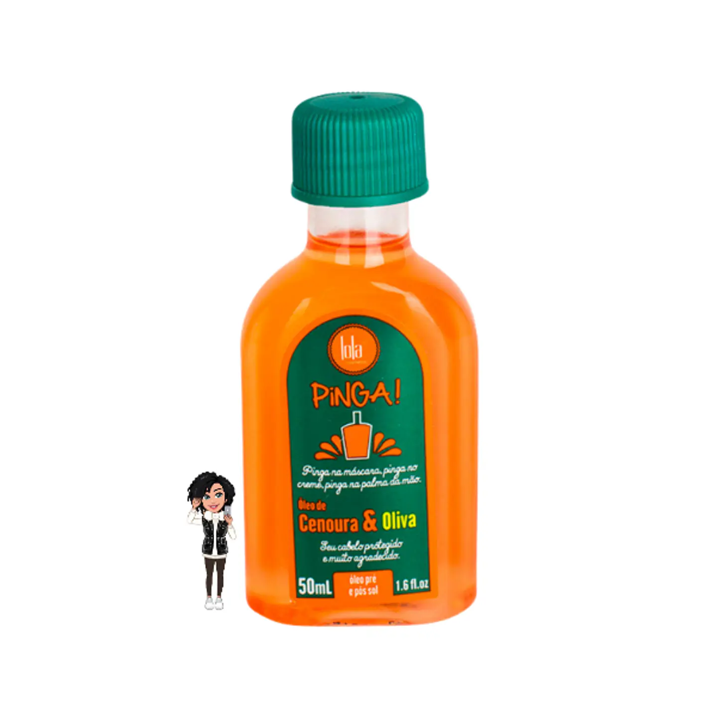 ✅Óleo de Cenoura & Oliva Pinga! Lola  – 50 ml