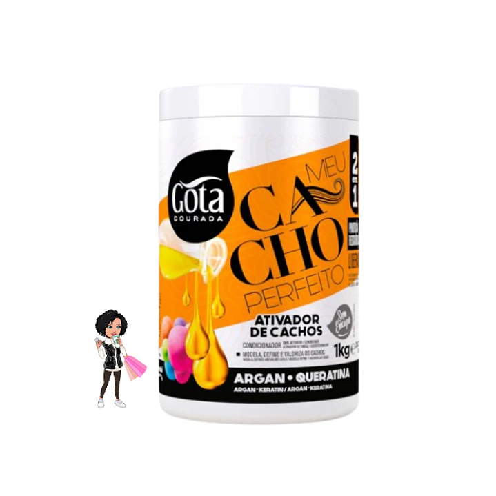 Ativador de Cachos (Argan + Queratina)