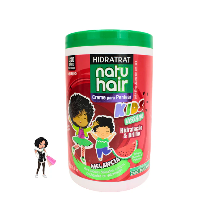✅Creme Pentear Melanina Natuhair 1kg 