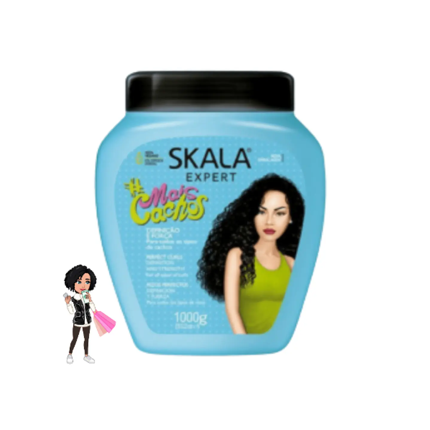 ✅Creme pentear 3em1 Meus cachos Skala 1kg 