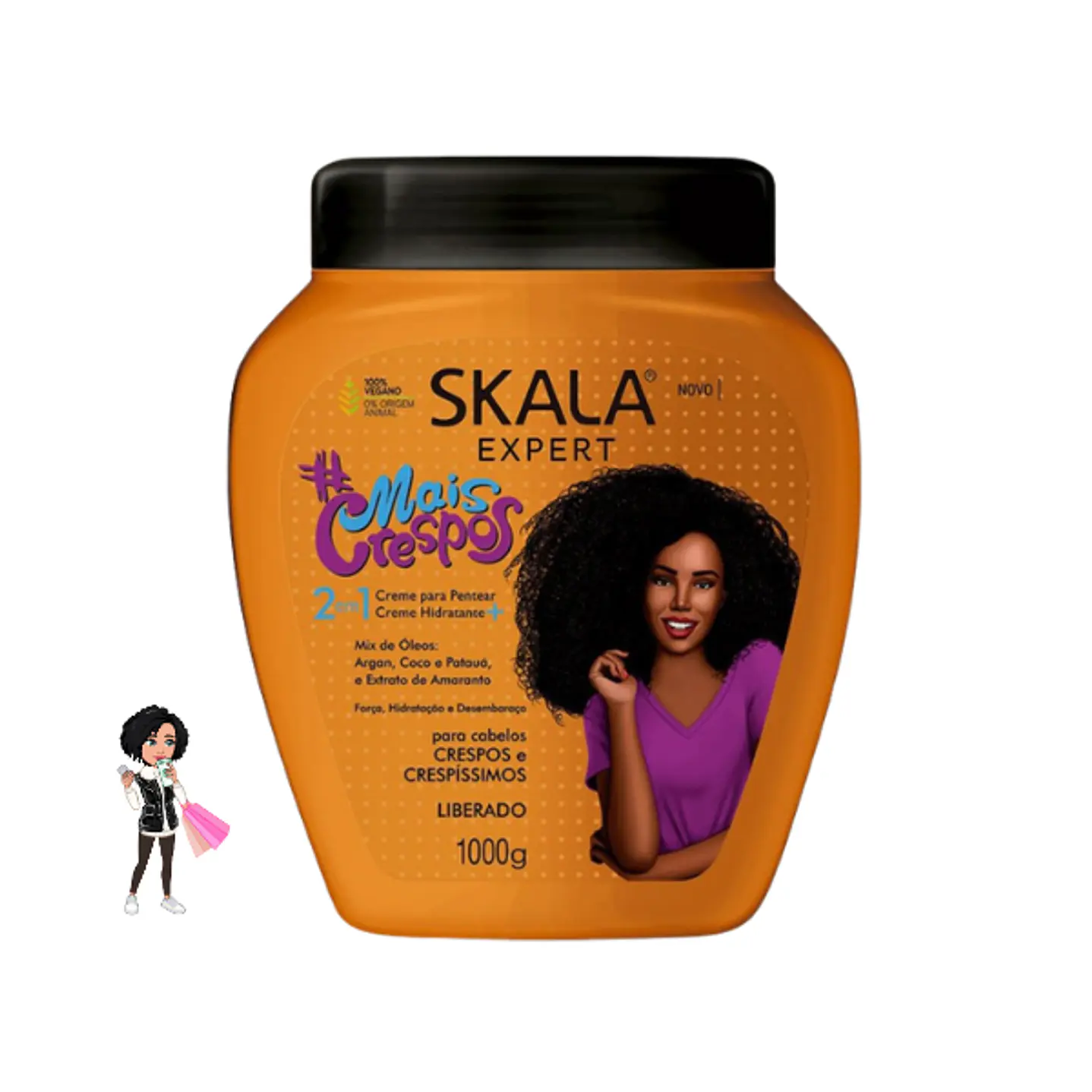 ✅Meus Crespos 2 em 1 Skala Expert 1kg