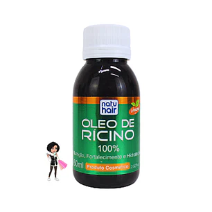 ✅Óleo de Rícino -Nutrição fortalecimento Natuhair 60ml 