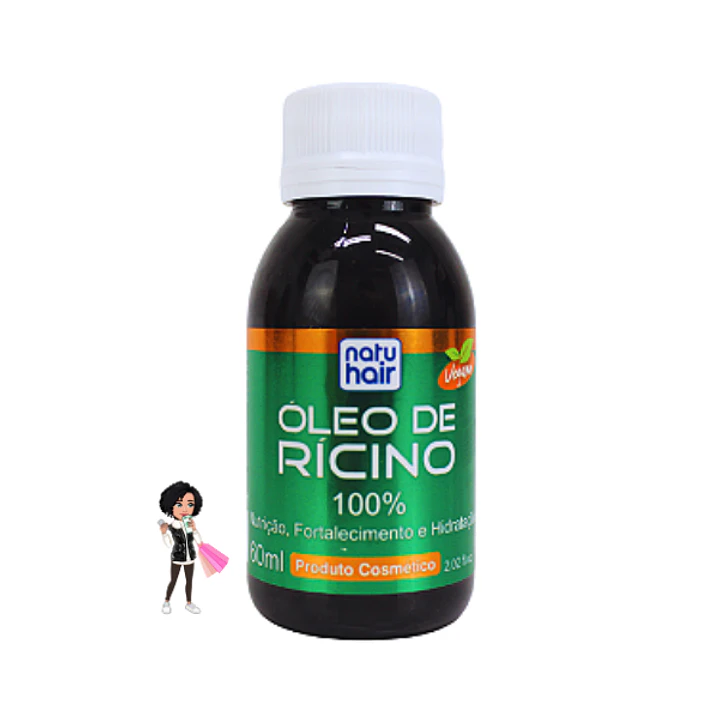✅Óleo de Rícino -Nutrição fortalecimento Natuhair 60ml 
