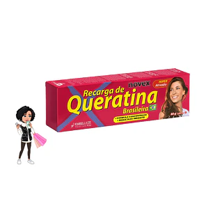 Recarga de Queratina Brasileira – Novex (80g)