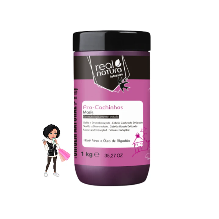 ✅Máscara pro Cachinhos Real natura 1kg 