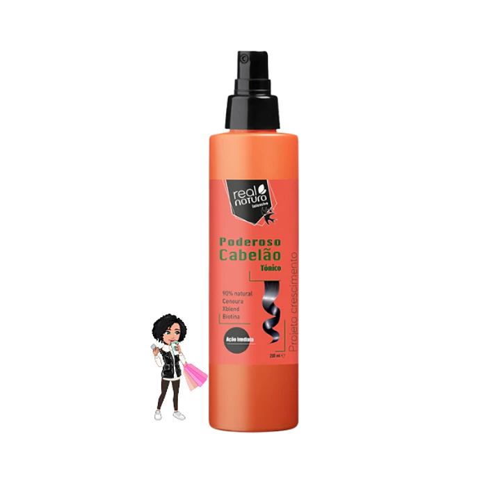 ✅Tonico Poderoso Cabelão Real natura 200ml