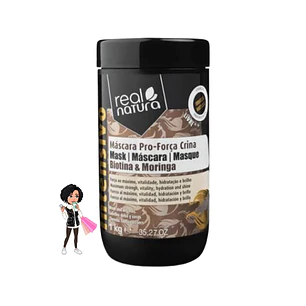 ✅Máscara pro Força Crina Real natura 1kg 