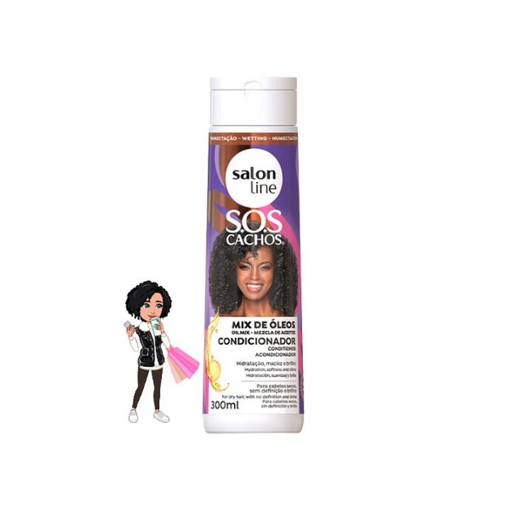 ✅Condicionador Mix de Óleos salon line 300ml