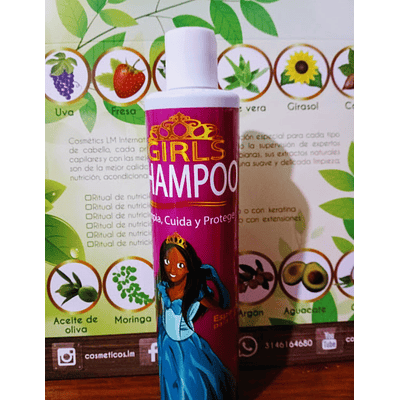 Shampoo Girls/ para Niñas X 340 ML.