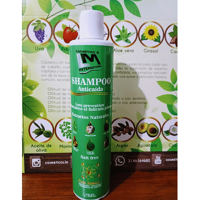 Shampoo Anticaida X 340 ML.