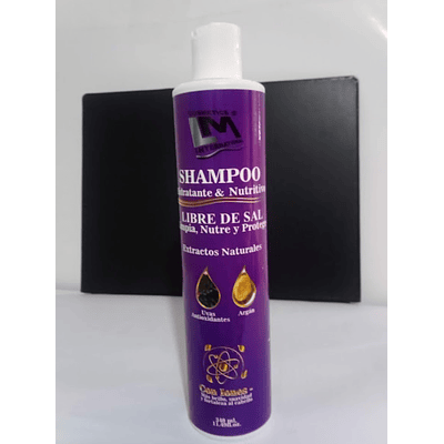 Shampoo Hidratante y Nutritivo Uva X 340 ML.