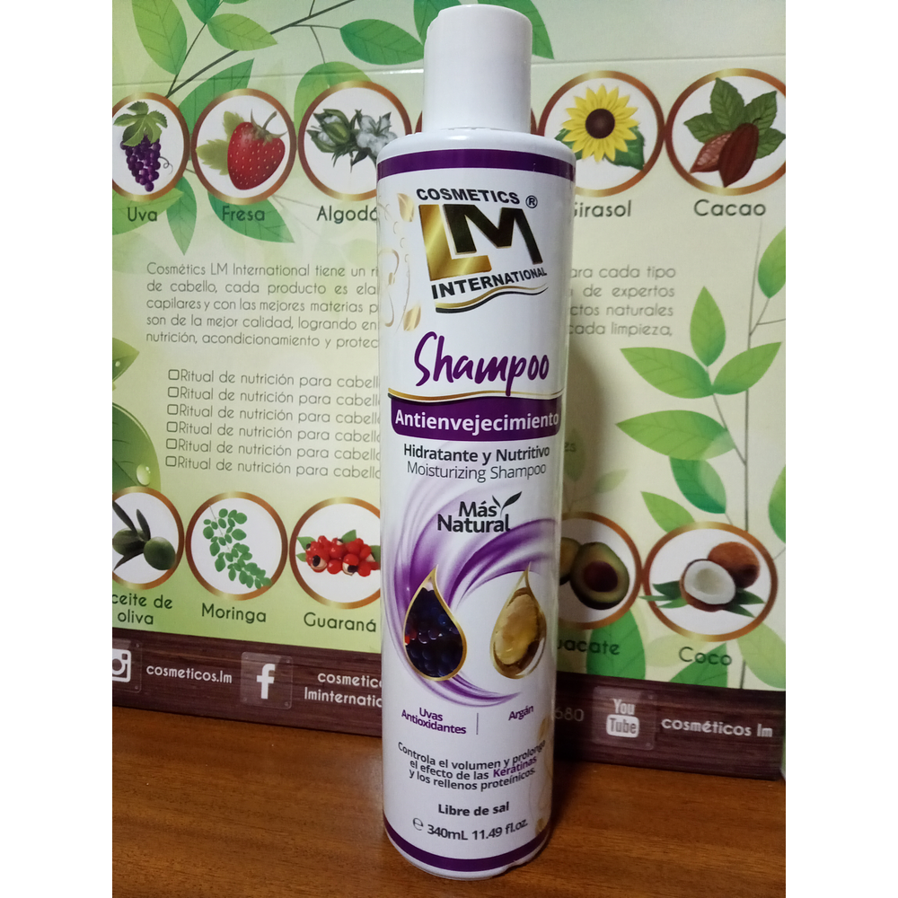 Shampoo Antienvejecimiento X 340 ML.