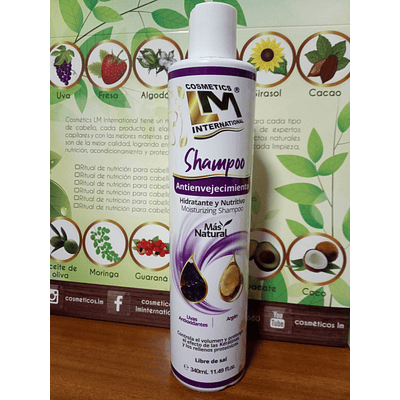 Shampoo Antienvejecimiento X 340 ML.