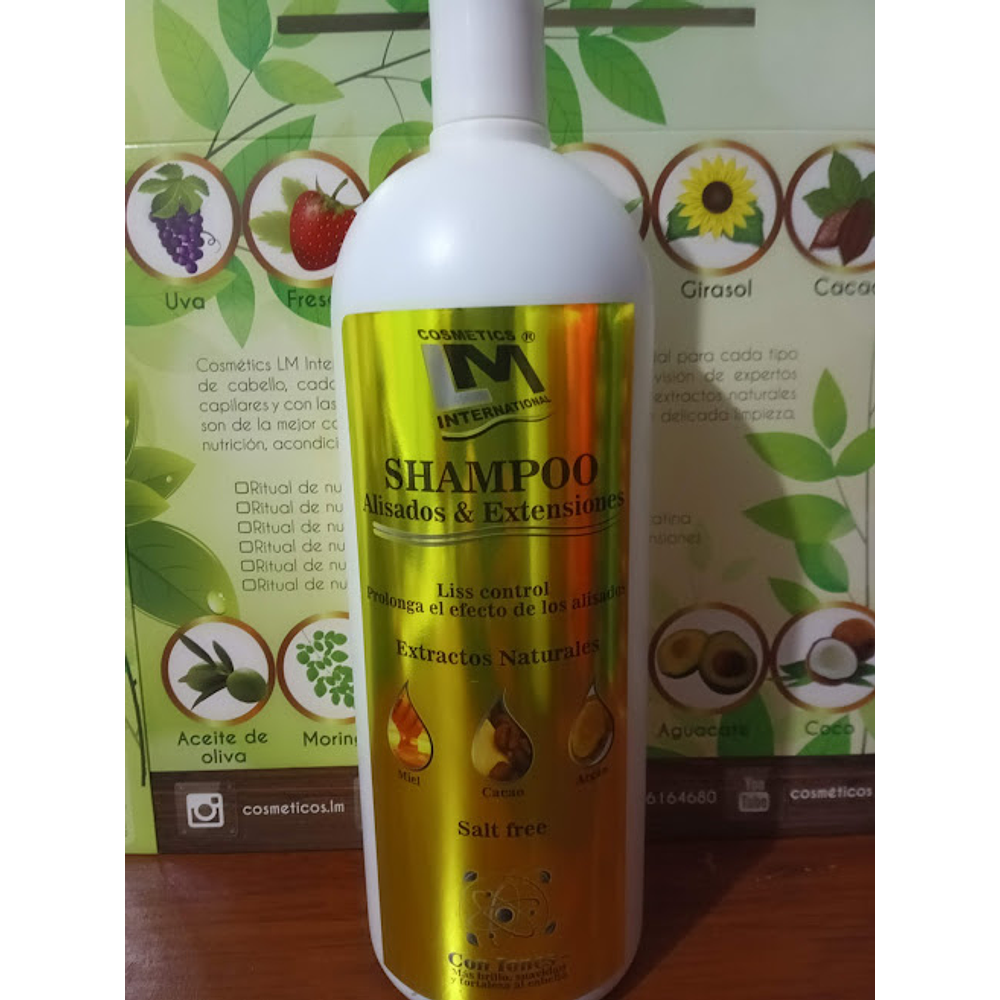 Shampoo Cabellos  Alisados & Extensiones X 1000 ML.