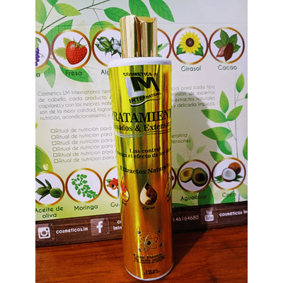 Tratamiento Alisados & Extensiones x340 ml.