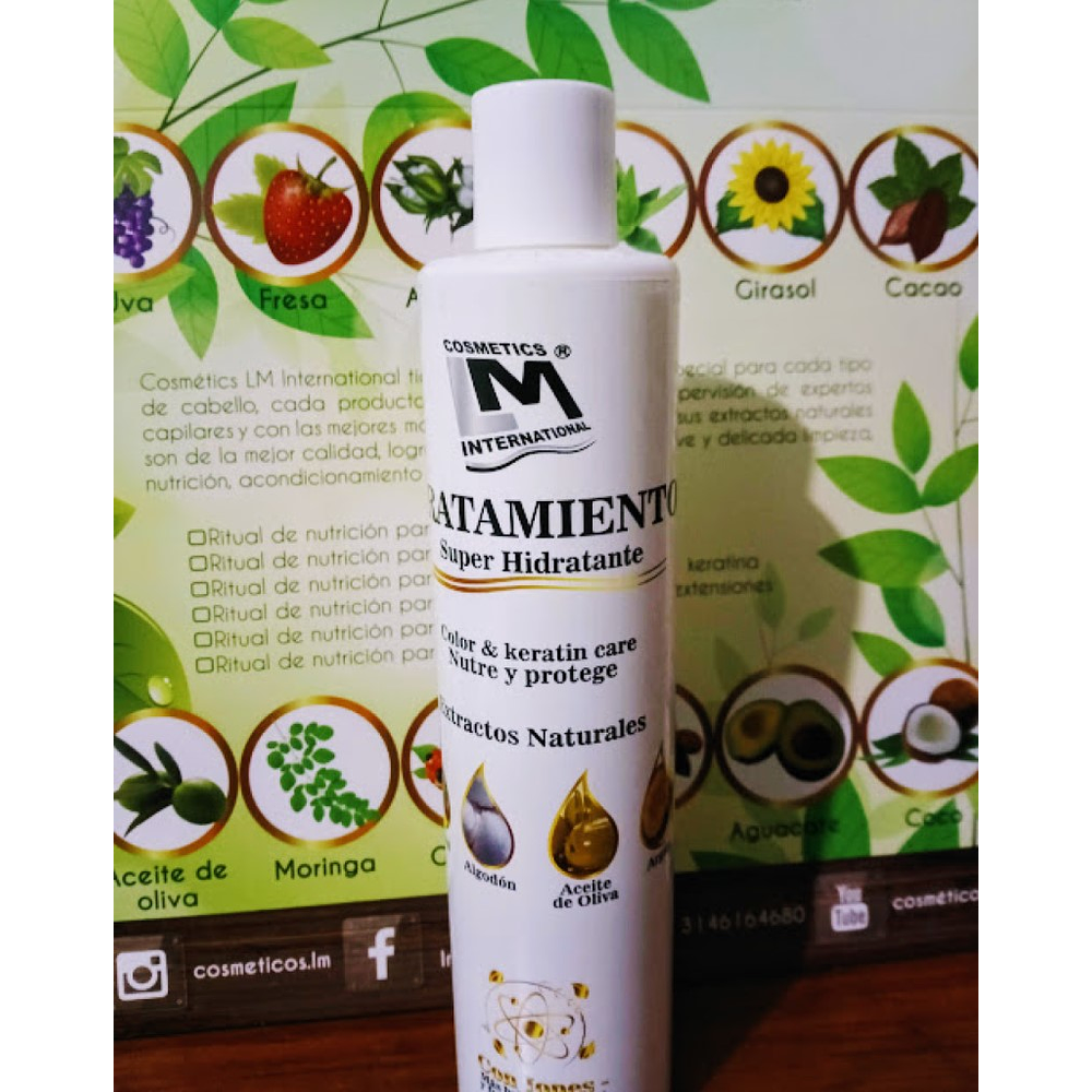 Tratamiento Super Hidratante Cabello Tinturado & Keratínas x 340 ml.