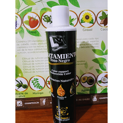 Tratamiento Tono Color Negro x340 ml.