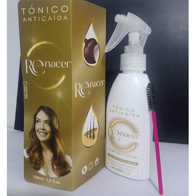 Tónico Anticaída Renacer x 100 ml. (Para la Piel Cabelluda y Cejas)