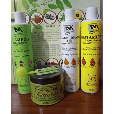 kit-Ritual de Nutrición Capilar para Cabello Seco