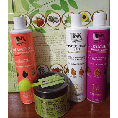 Kit-Ritual de Nutrición Capilar / Cabello Normal a Graso