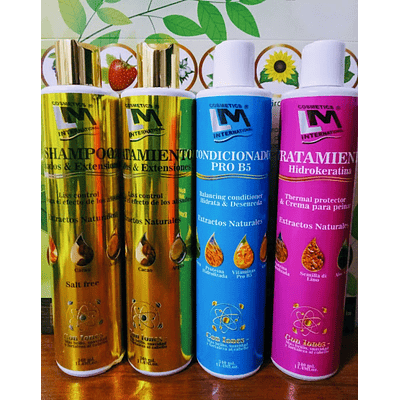 Kit / Ritual de Nutrición Capilar/Cabello Alisado y Extensiones
