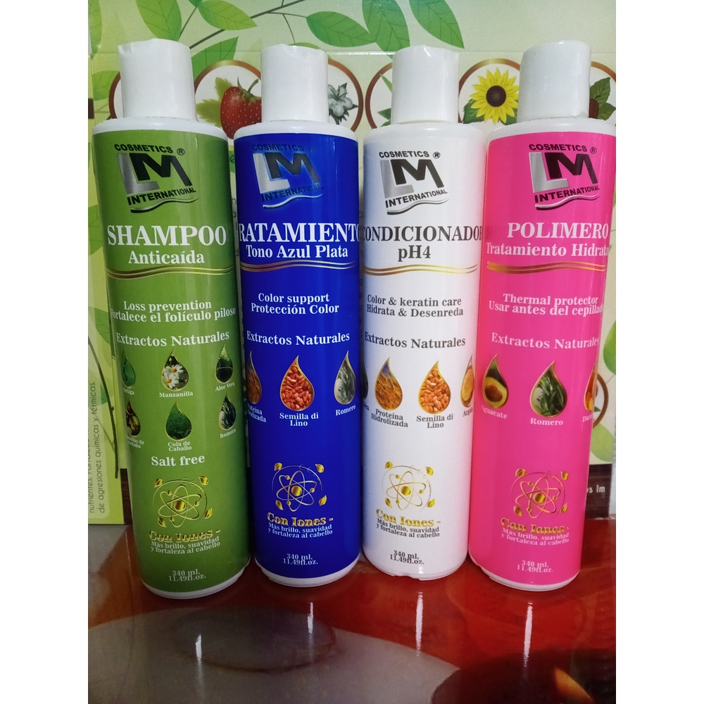 Kit / Ritual de Nutrición Capilar / Tono Color azul Plata