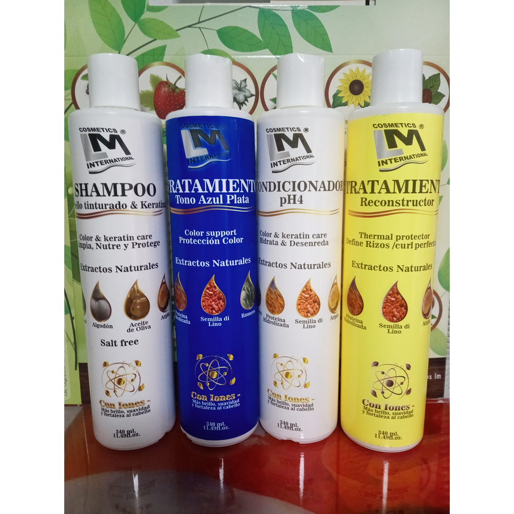 Kit / Ritual de Nutrición Capilar / Tono Color azul Plata