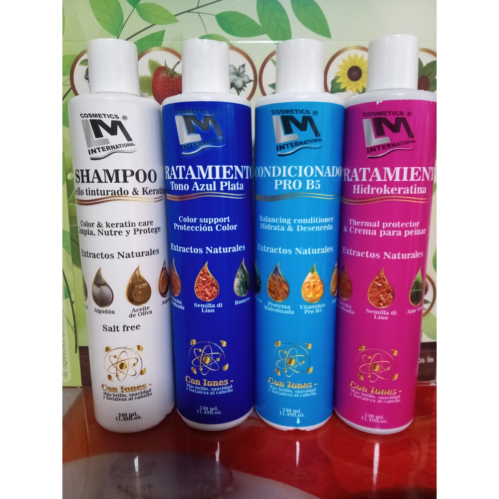 Kit / Ritual de Nutrición Capilar / Tono Color azul Plata