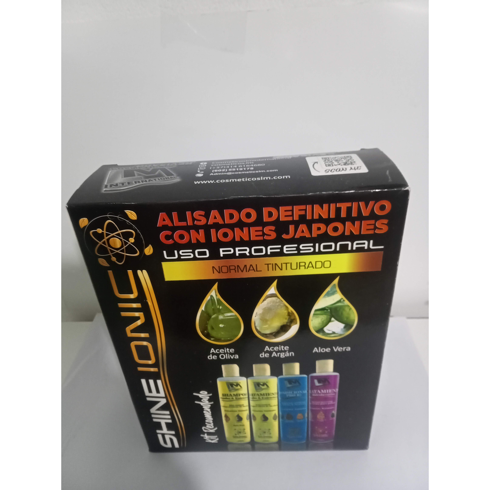 SHINE IÓNCO FORMULA NORMAL TINTURADO - COMBO X 410 ML.