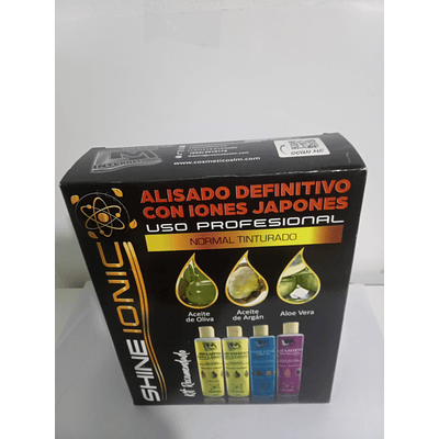 SHINE IÓNCO FORMULA NORMAL TINTURADO - COMBO X 410 ML.