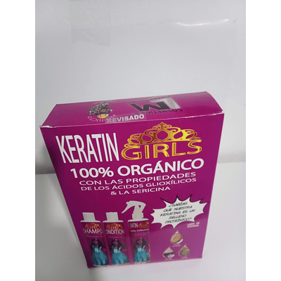 KERATINA - KERATIN GIRLS / NIÑAS - COMBO X 240 ML. 