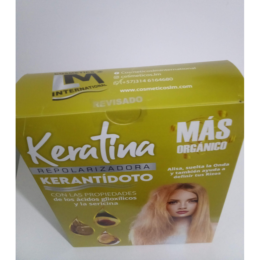 KERATINA REPOLARIZADORA KERANTIDOTO - COMBO X 240 ML.