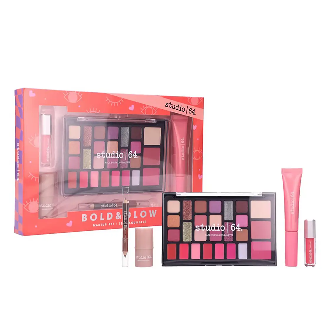 Set Maquillaje Bold Y Glow - STUDIO 64 1
