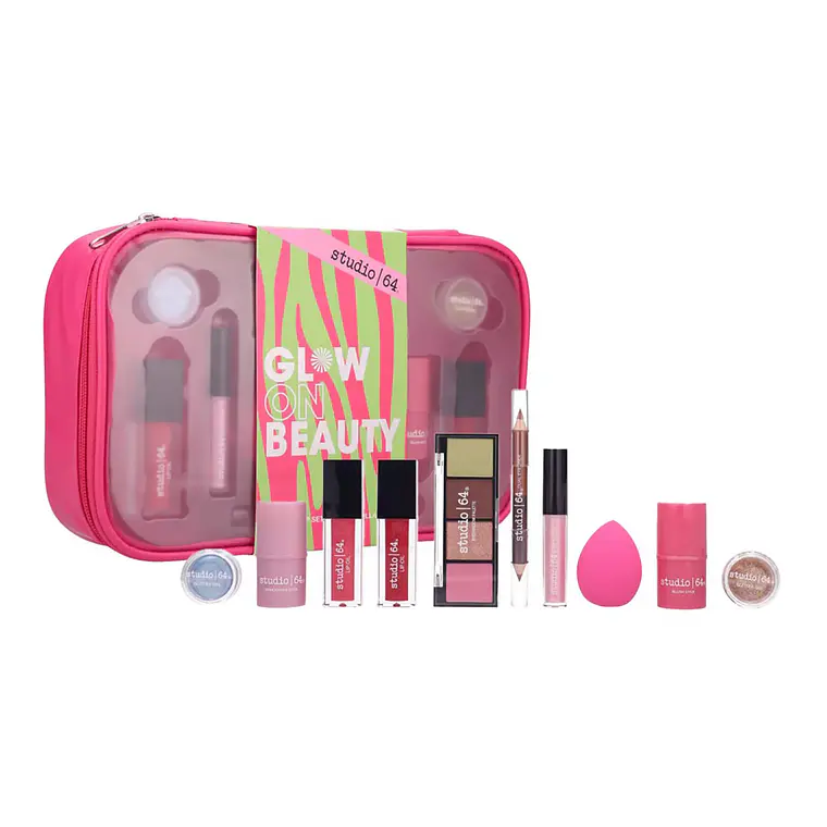 Set Maquillaje Glow On Beauty - STUDIO 64 1