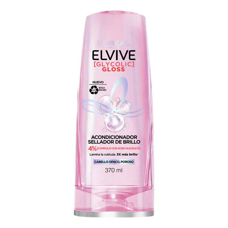 Acondicionador Elvive Glycolic Gloss 370ml - LOREAL 1