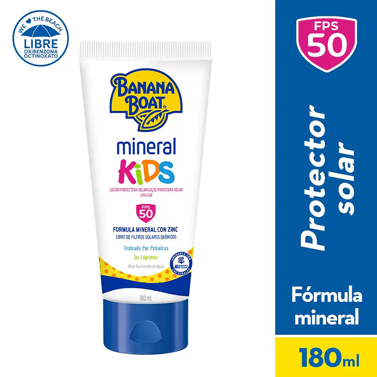 Bloqueador Mineral Kids fps50 180ml - BANANA BOAT 1