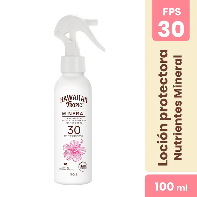 Mineral Protector Solar Sun Milk fps30 100ml - HAWAIIAN TROPIC 1