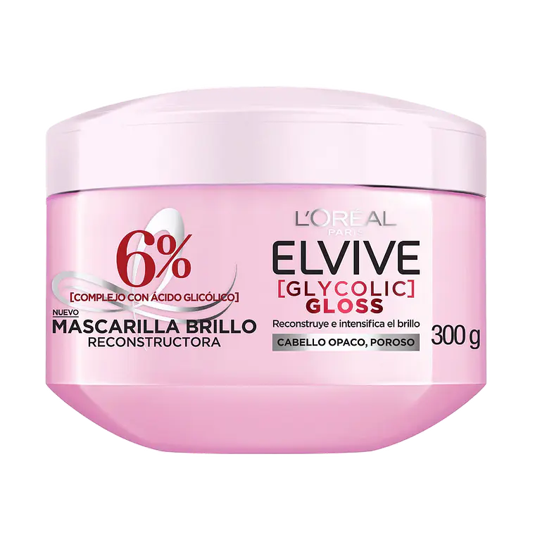 Mascarilla Elvive Glycolic Gloss 300 ML - LOREAL  2