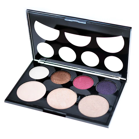 Paleta de 4 Sombras y 3 Iluminadores Tono #4 - DOLCE BELLA