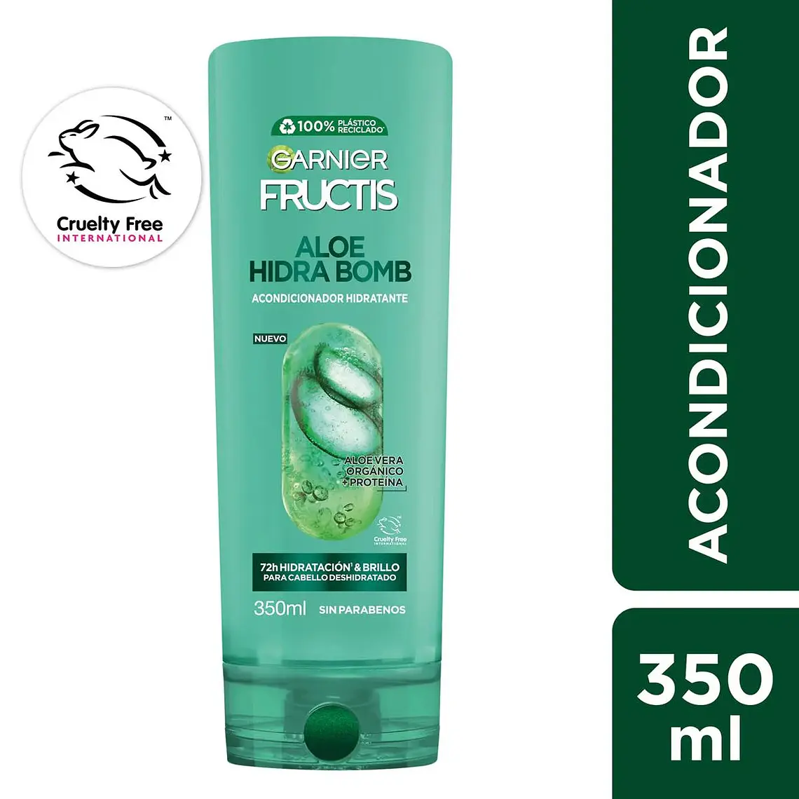 Acondicionador Fructis - GARNIER ALOE HIDRA BOMB (350 ML) 1