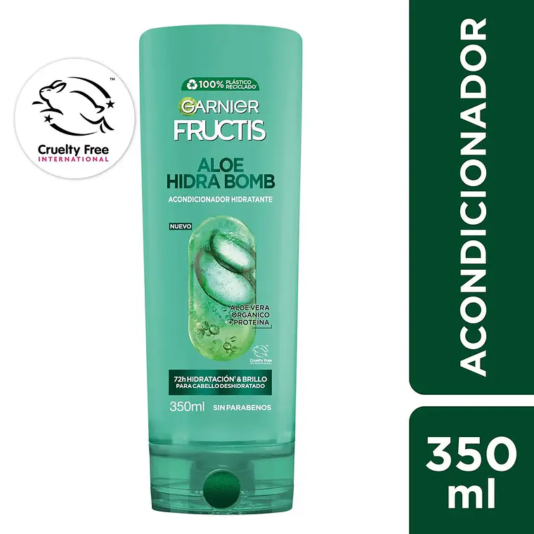 Acondicionador Fructis - GARNIER ALOE HIDRA BOMB (350 ML) 1